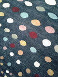 Hand-Knotted Black and Multi-Colored Wool Rug- 5' 02" x 6' 11" | Woven Wonders