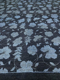 Rich Blue Handcrafted Elegance Rug 8' 06" x 11' 07" | Woven Wonders