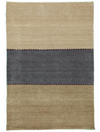 Hand-Knotted Wool Rug in Rich Brown Tones 4' 01" x 5' 11" | Woven Wonders