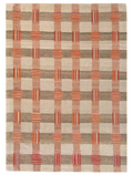 Elegant Wool Rug in Beige, Light Brown & Rust 5' 08" x 7' 10" | Woven Wonders