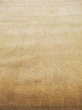 "Hand-Knotted Wool Rug | 6' 03" x 9' 02" | Utopia Collection | Gold, Brown & Dark Gold | New | New Jersey"